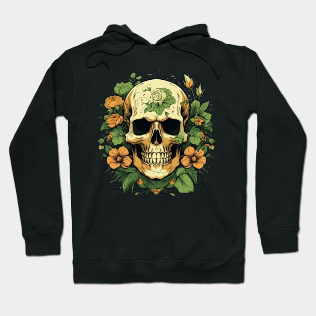 Traditional Skull tattoo Hoodie by Goku Creations